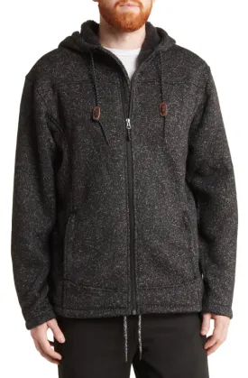 Free Country Mens Osprey Sweater Knit Fleece Jacket
