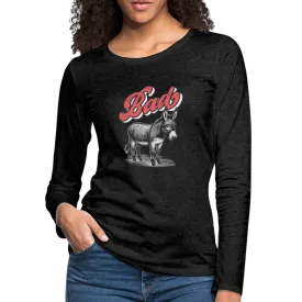 Funny Bad Ass (Donkey) Women's Premium Long Sleeve T-Shirt