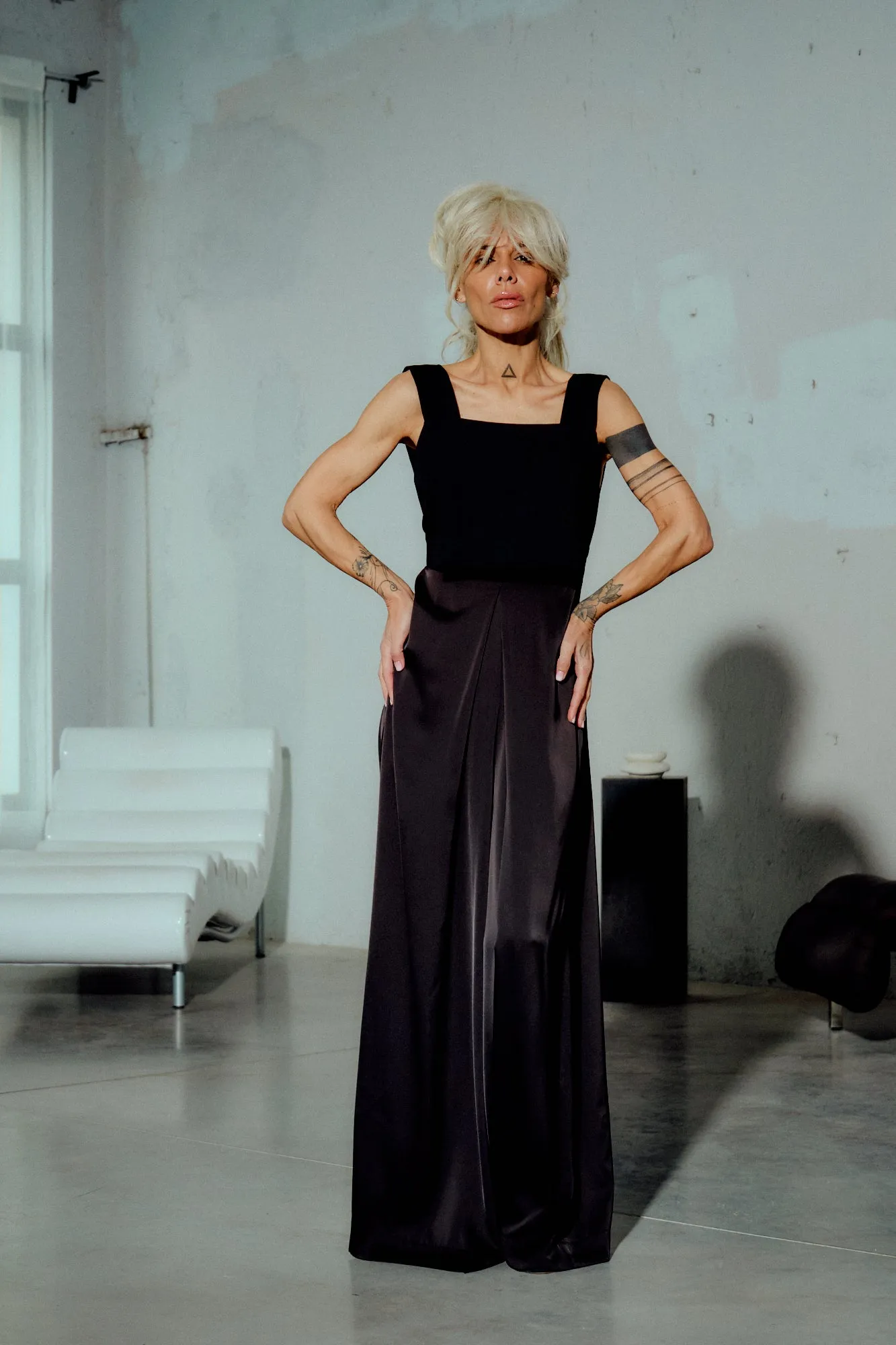 Glamorous Black Open-Back Jumpsuit