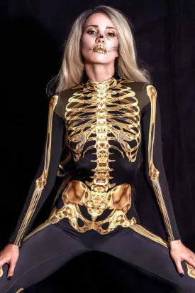 Gold Skeleton Costume