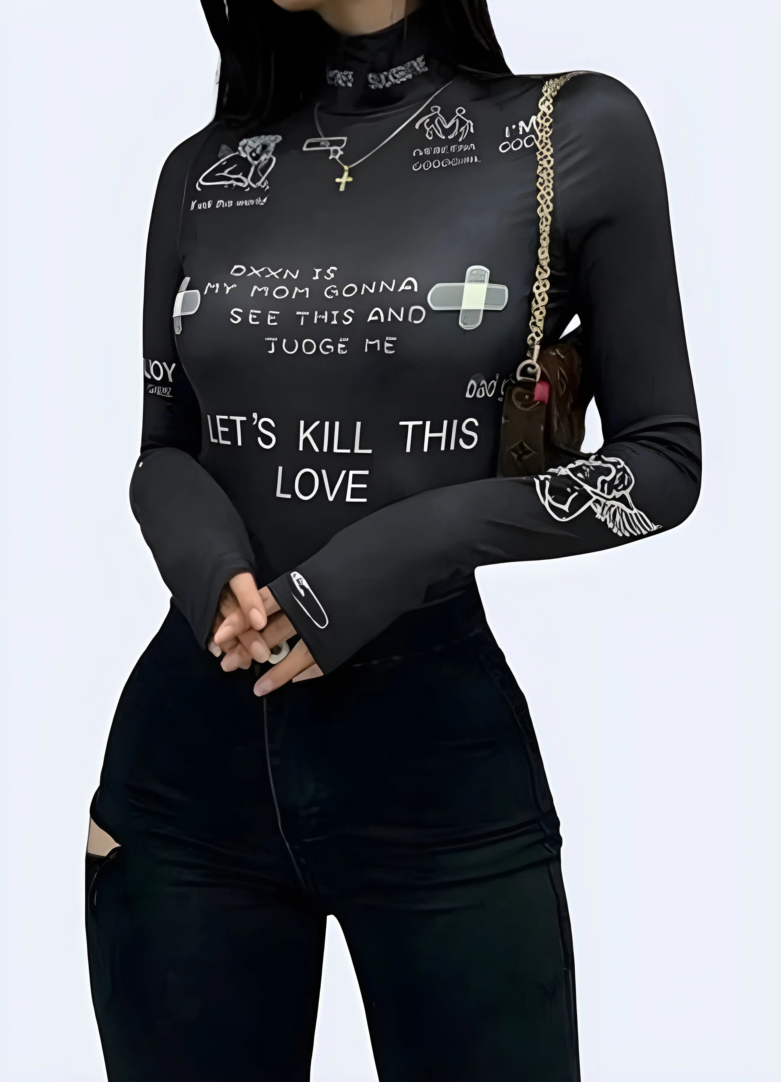 Goth Leotard