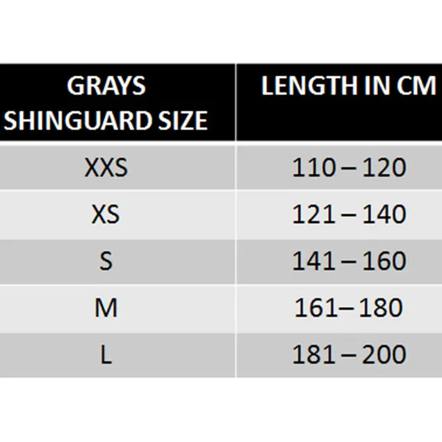 Grays Shield Shinguard Black/Fluo Yellow
