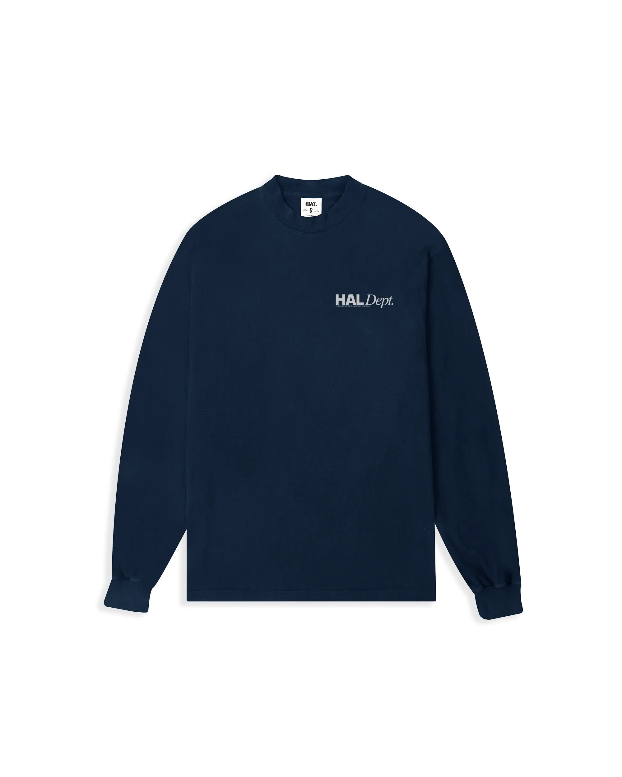 HAL Dept. Astral Weeks Radio L/S T-shirt - Navy
