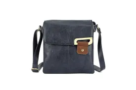 Hannah Crossbody Handbag Navy/Tan