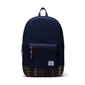 Herschel Settlement Backpack - Peacoat/Peacoat Plaid
