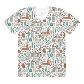 Iconic Santa Cruz All-Over Women's T-Shirt