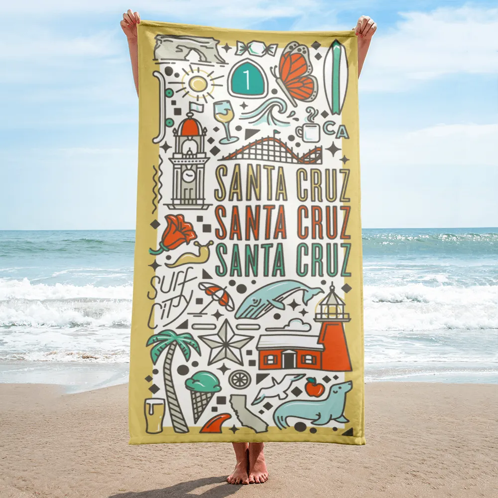 Iconic Santa Cruz Beach Towel