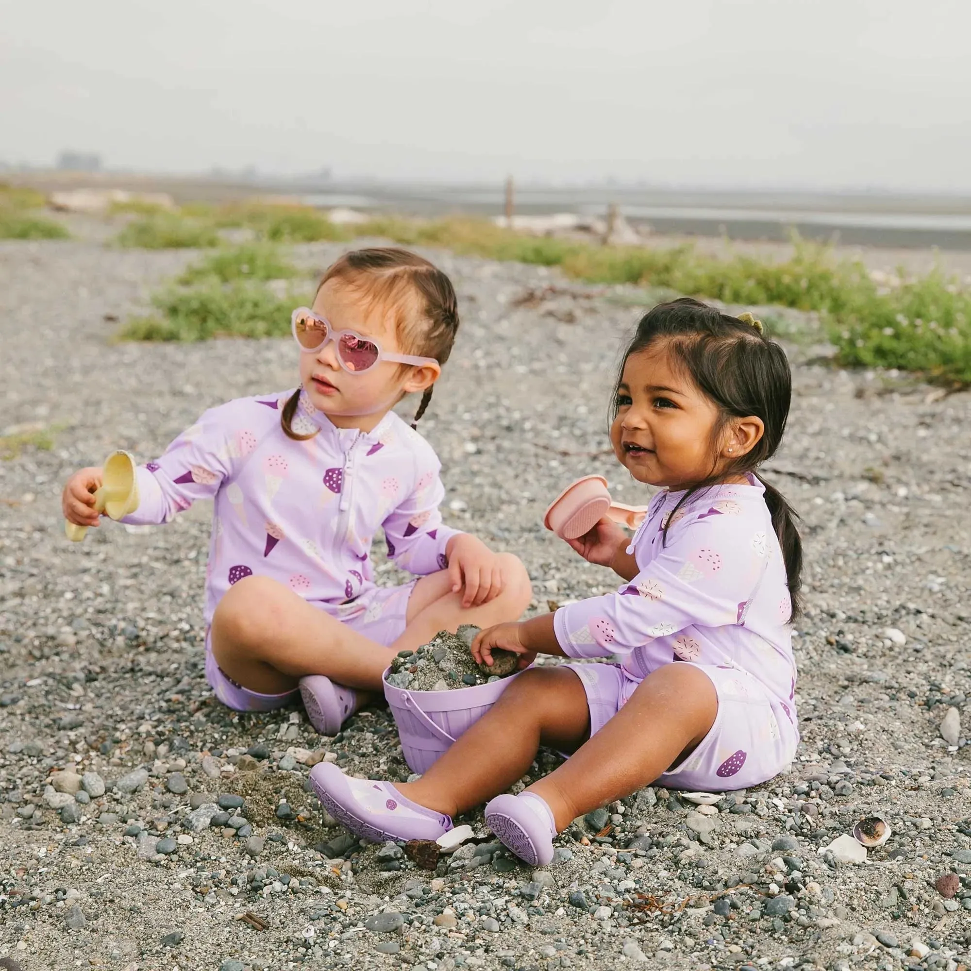 Jan & Jul 1 pc UV Jumpsuit - Lavender Ice Cream