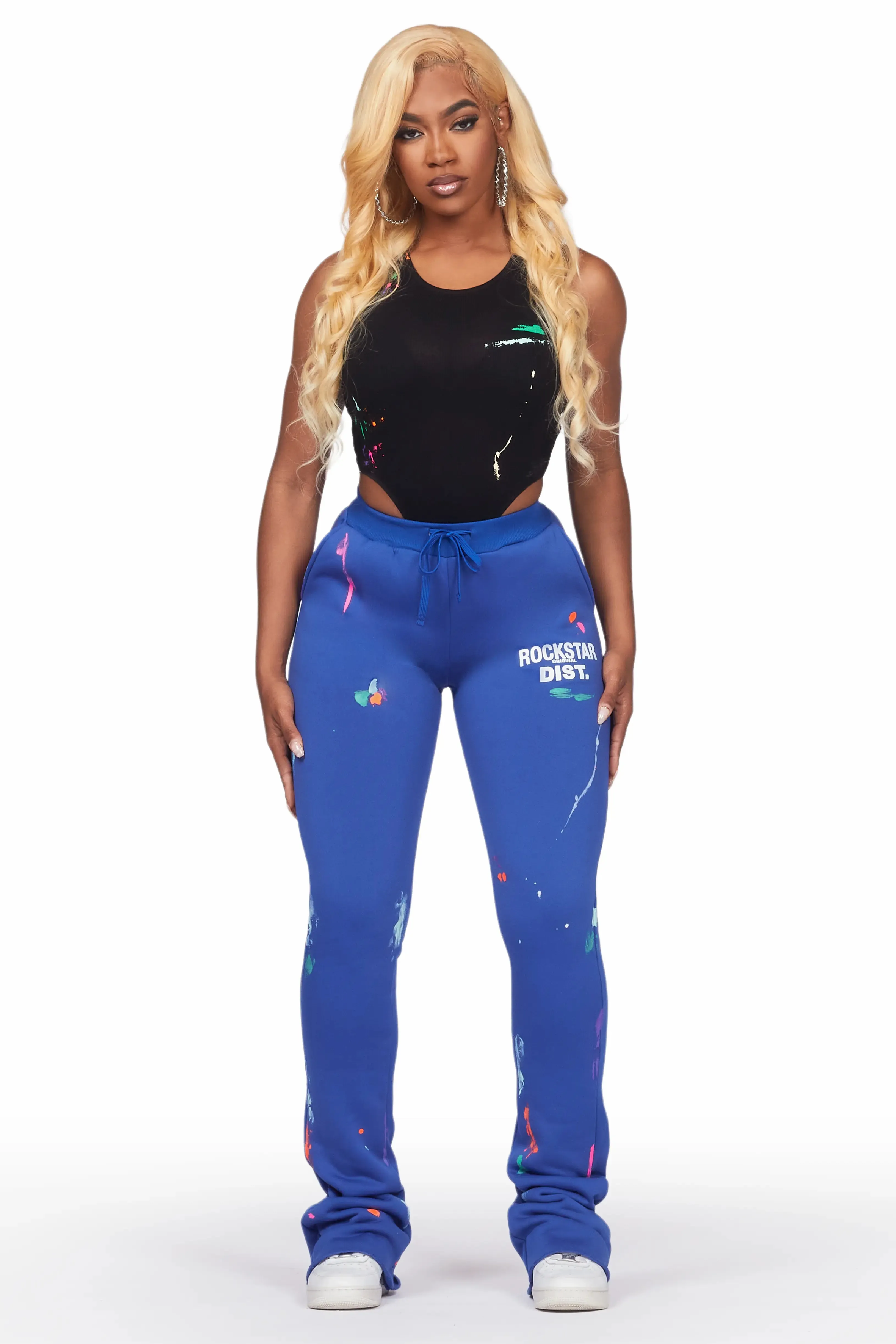 Keshia Blue/Black Bodysuit Super Stacked Trackset