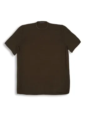 Knit Sweater Tee Shortsleeve Olive