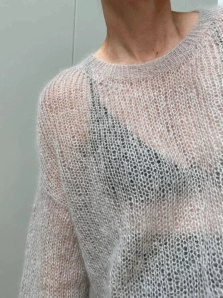 Light Loop sweater by Other Loops, No 10 with 2 strands yarn kit (ex pattern)