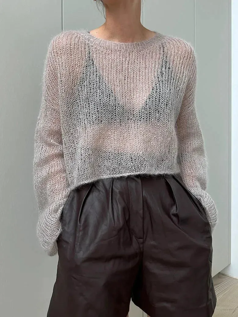 Light Loop sweater by Other Loops, No 10 with 2 strands yarn kit (ex pattern)