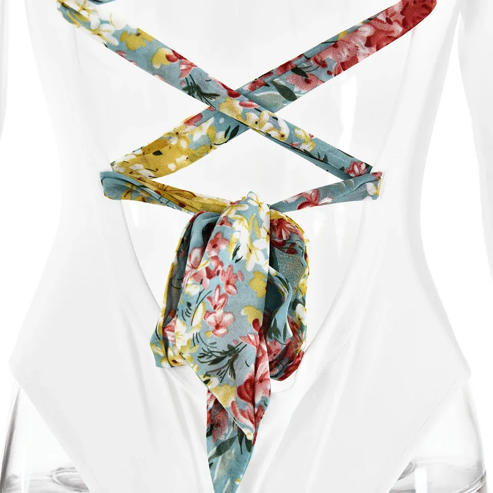 Long-Sleeve Bodysuit with Adjustable Back