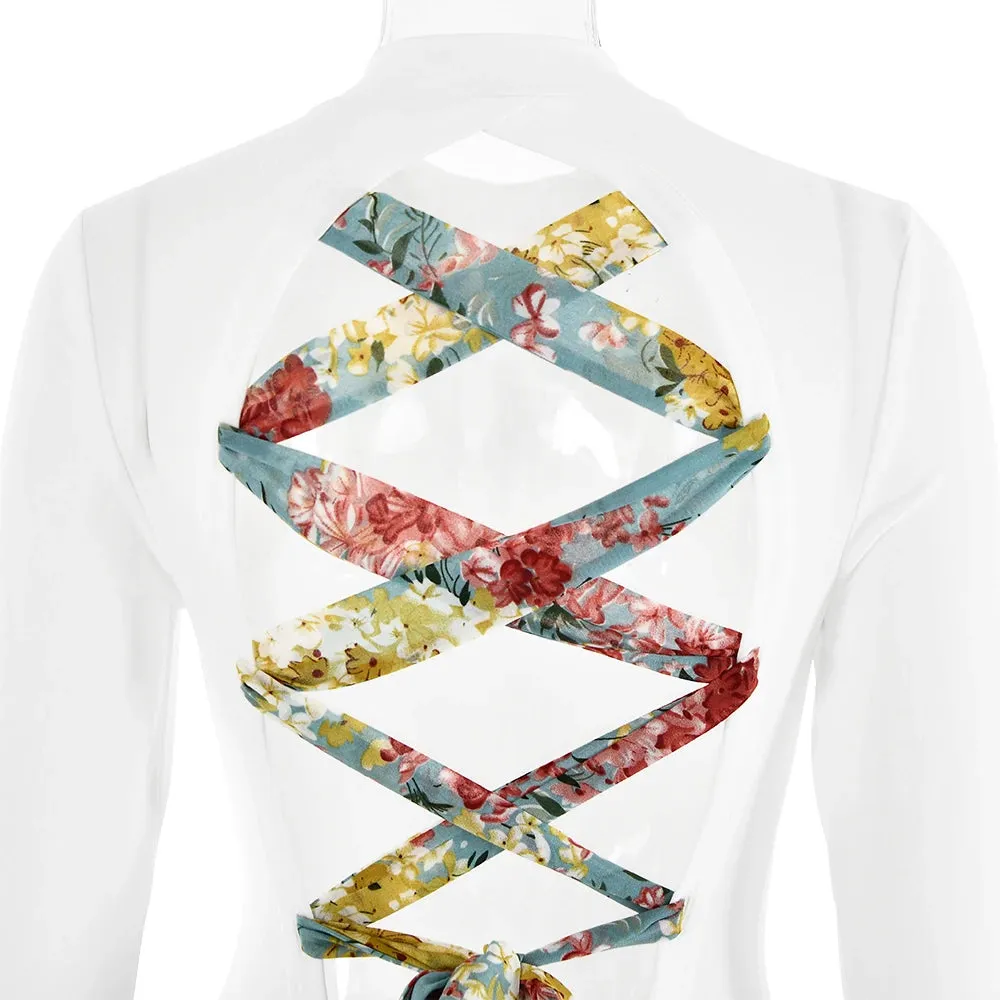 Long-Sleeve Bodysuit with Adjustable Back