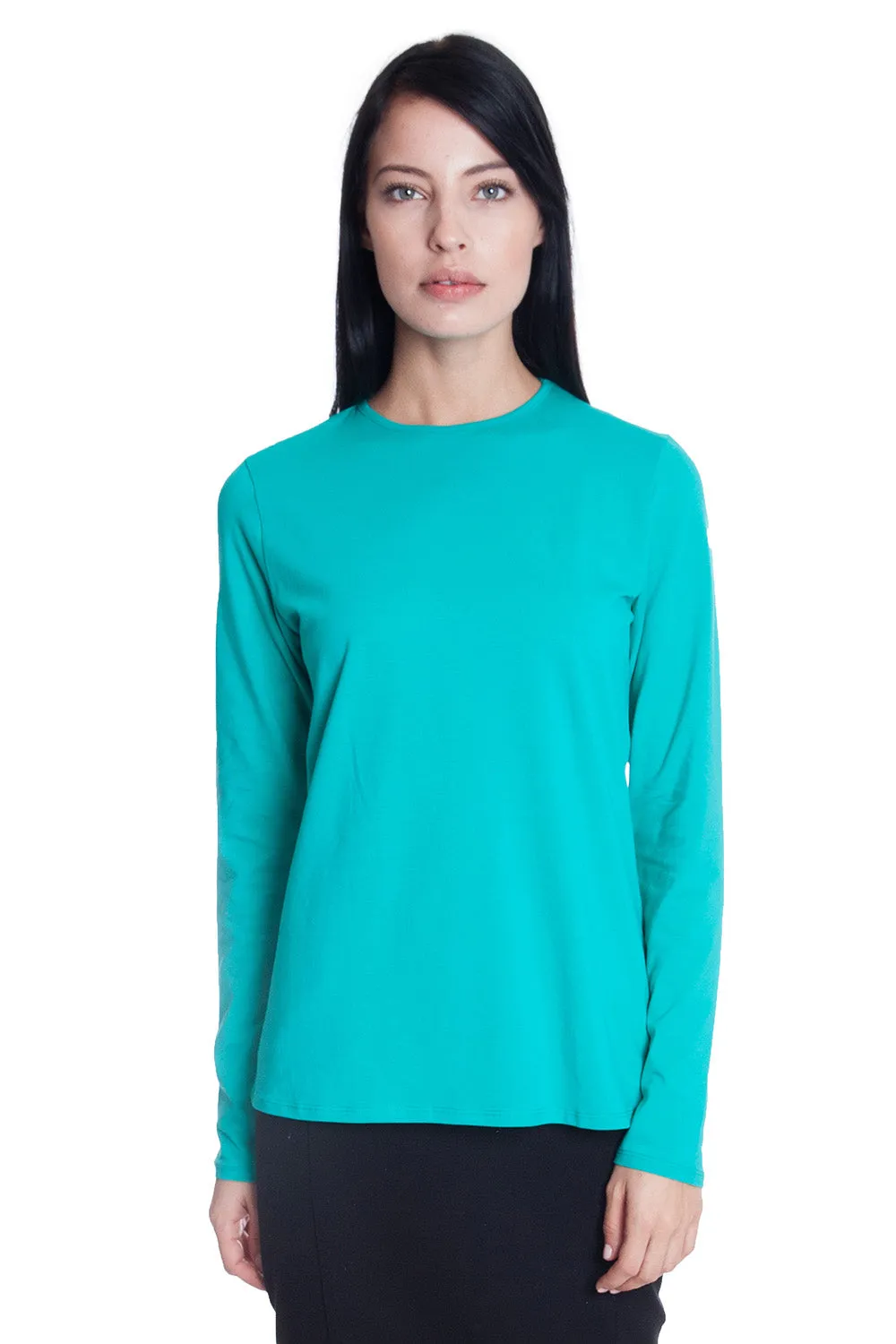 Long Sleeve Relaxed Fit Crewneck T-Shirt