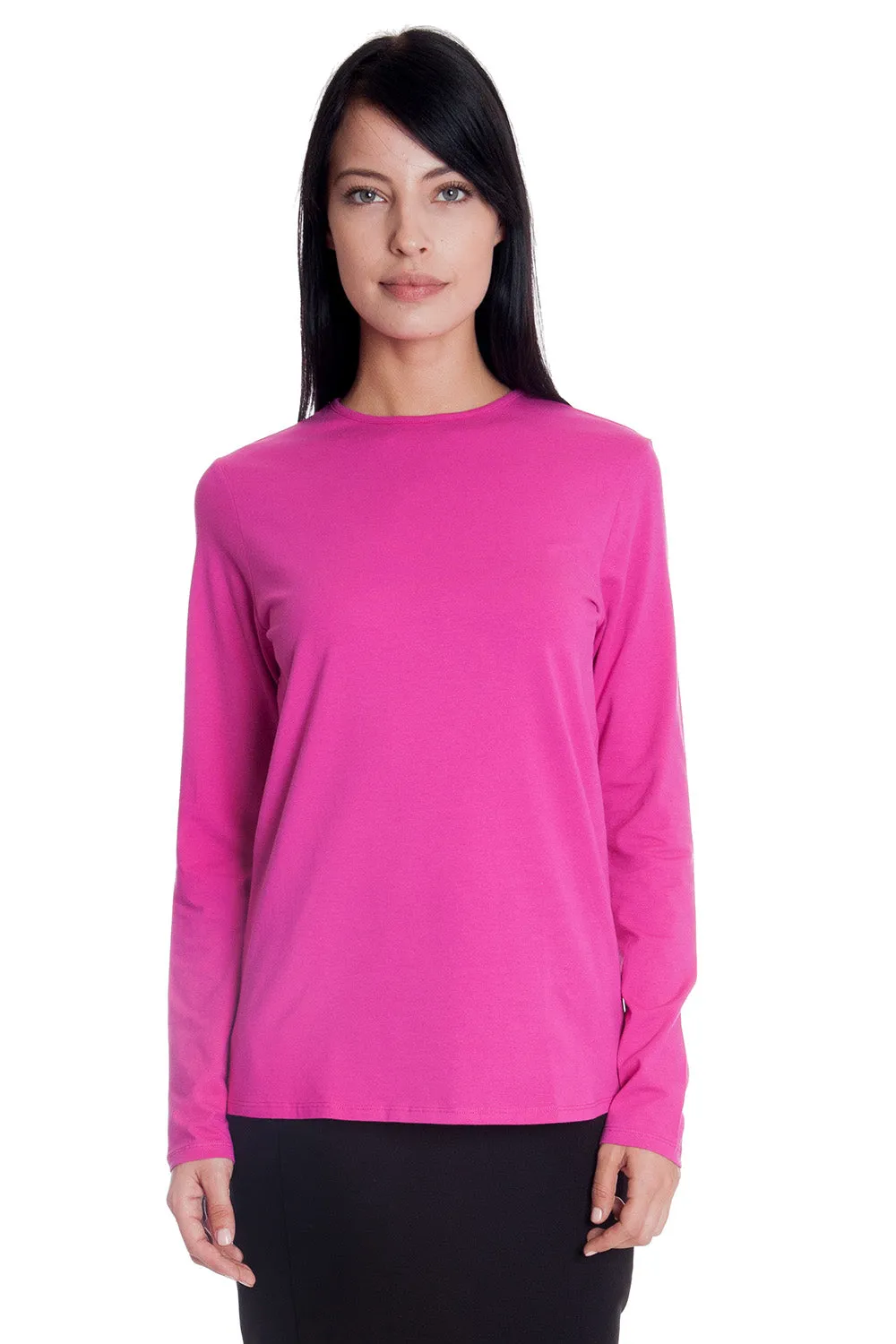 Long Sleeve Relaxed Fit Crewneck T-Shirt