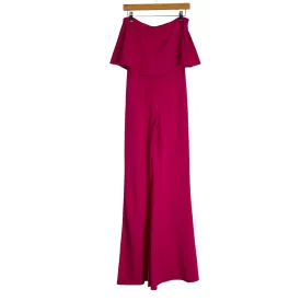 Lovers   Friends Hot Pink Strapless Wide Leg Jumpsuit NWT- Size S (sold out online)