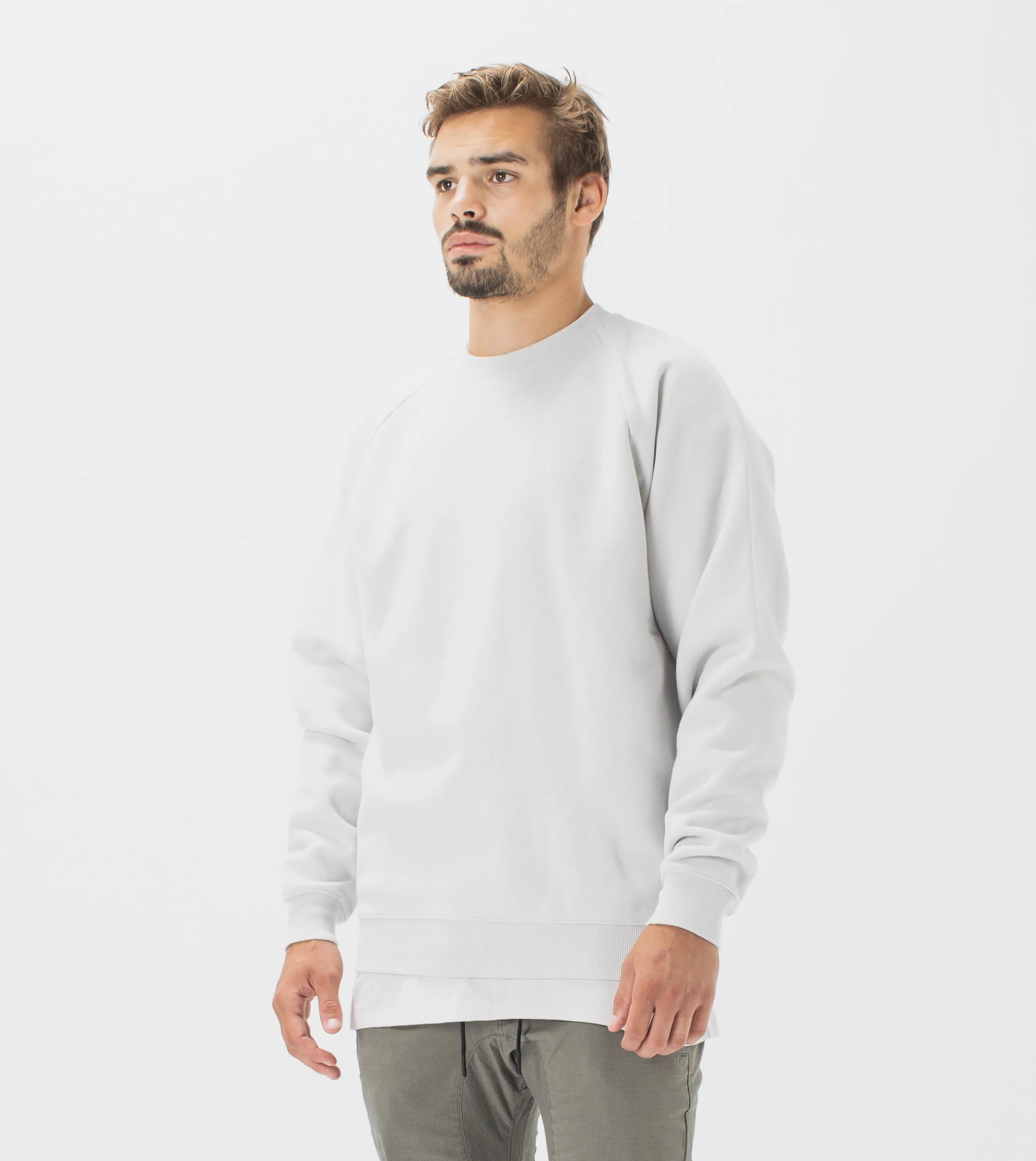 Lowgo Raglan Crew Sweat Frost