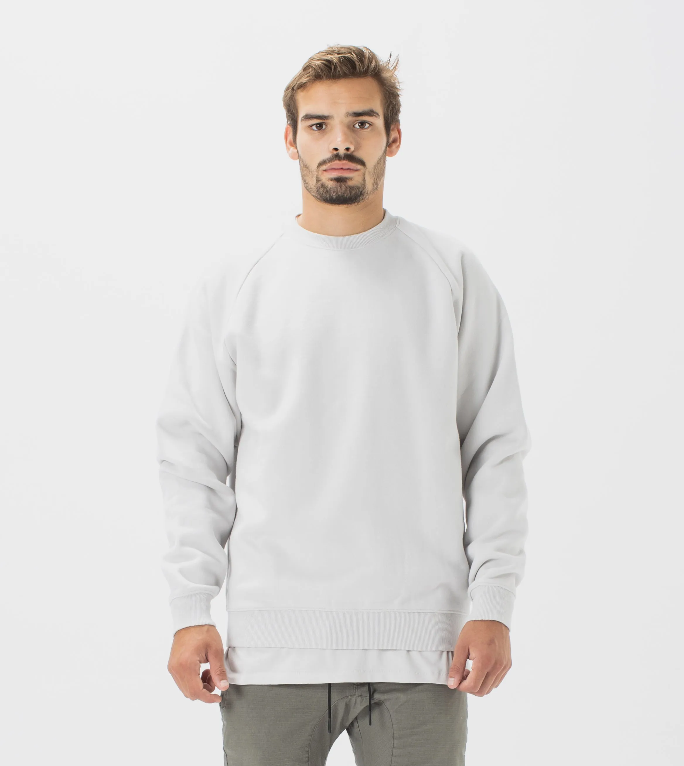 Lowgo Raglan Crew Sweat Frost