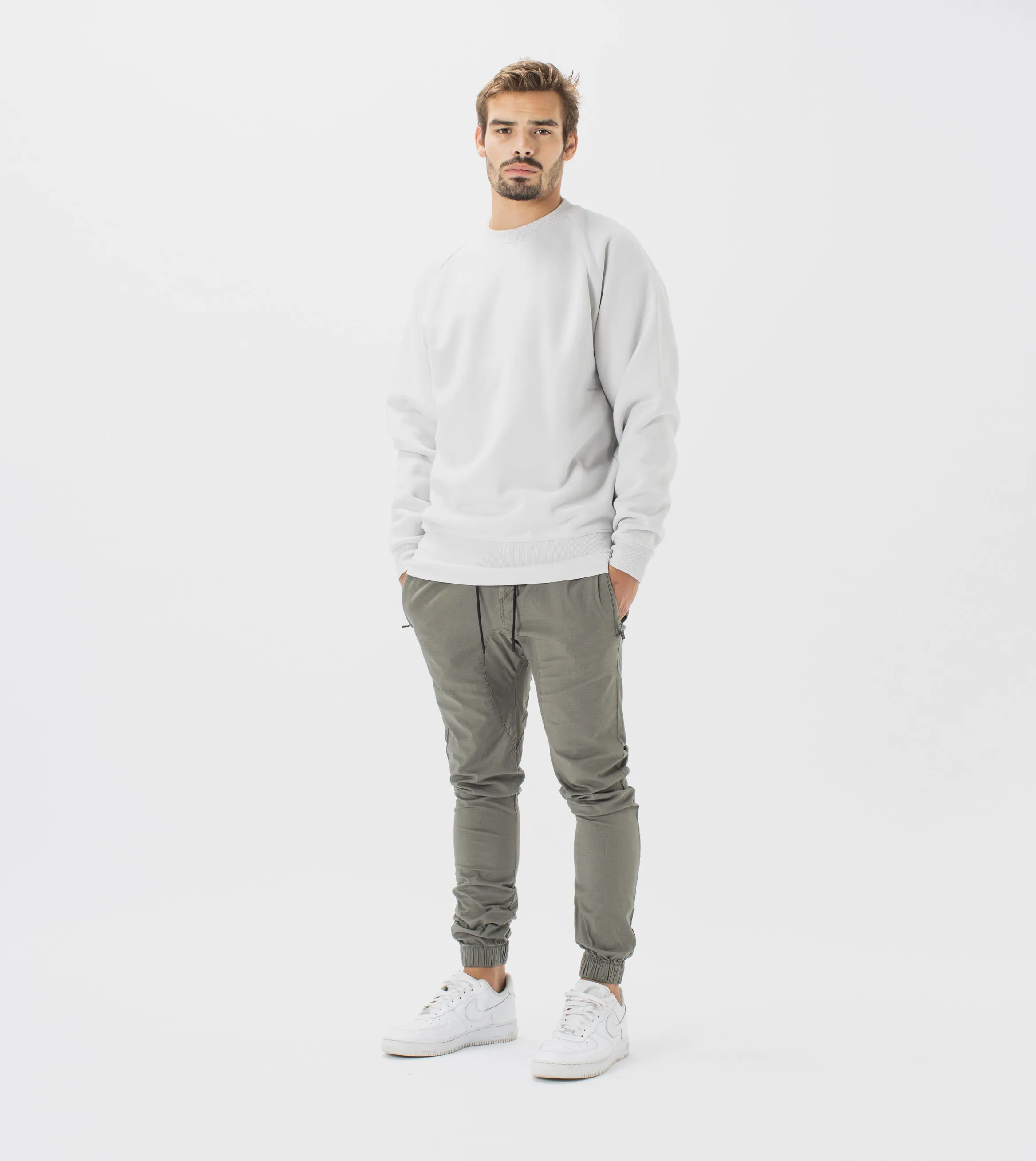 Lowgo Raglan Crew Sweat Frost