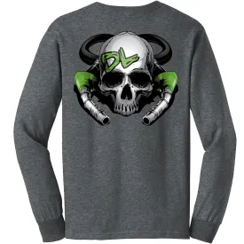 L/S Realistic Skull & Pumps T-Shirt