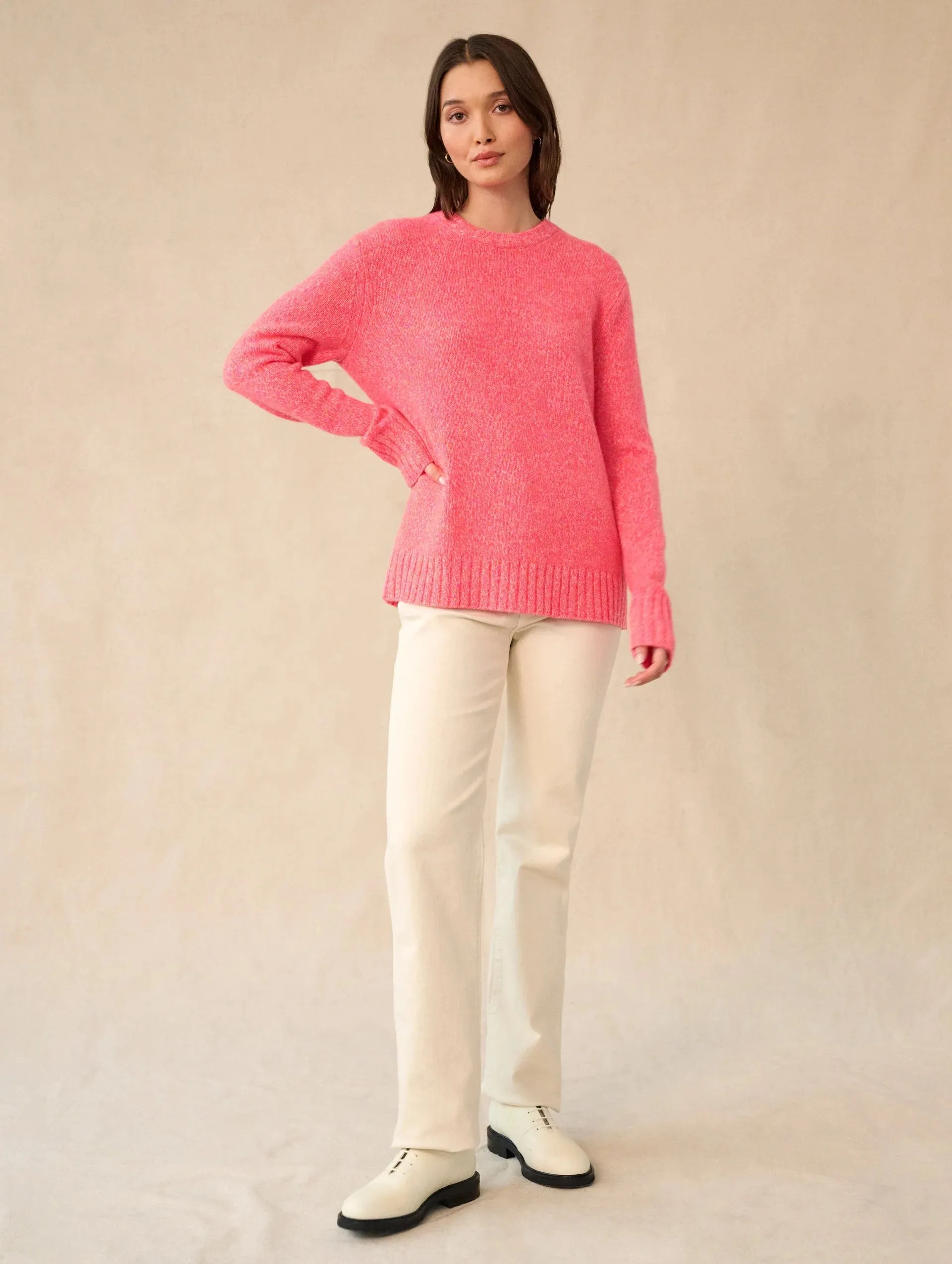 LUXE MARL CREWNECK