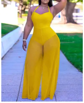 Made You Look Mesh Jumpsuit