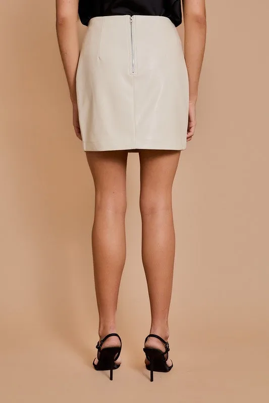 Margot Faux Leather Mini Skirt