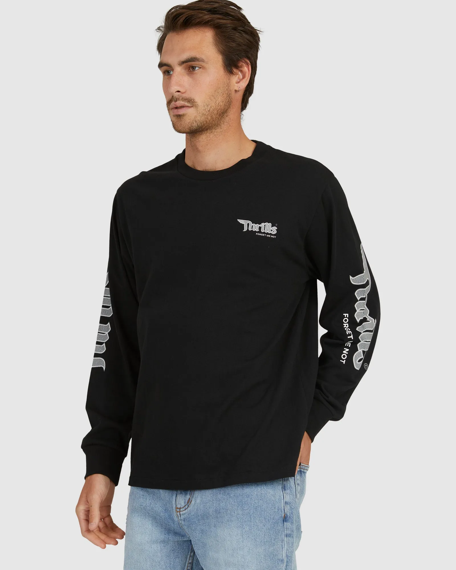 MENS FORGET ME NOT MERCH FIT LONG SLEEVE T-SHIRT