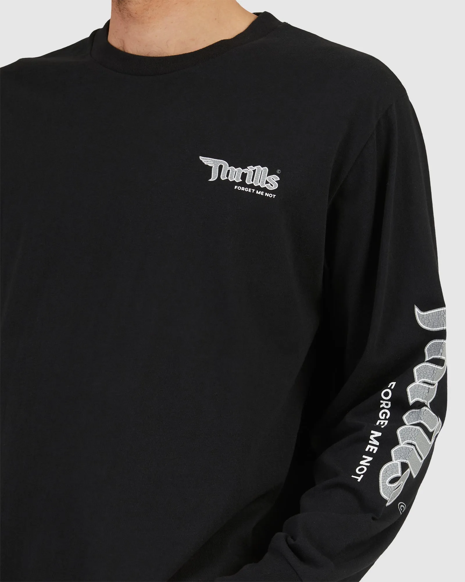 MENS FORGET ME NOT MERCH FIT LONG SLEEVE T-SHIRT