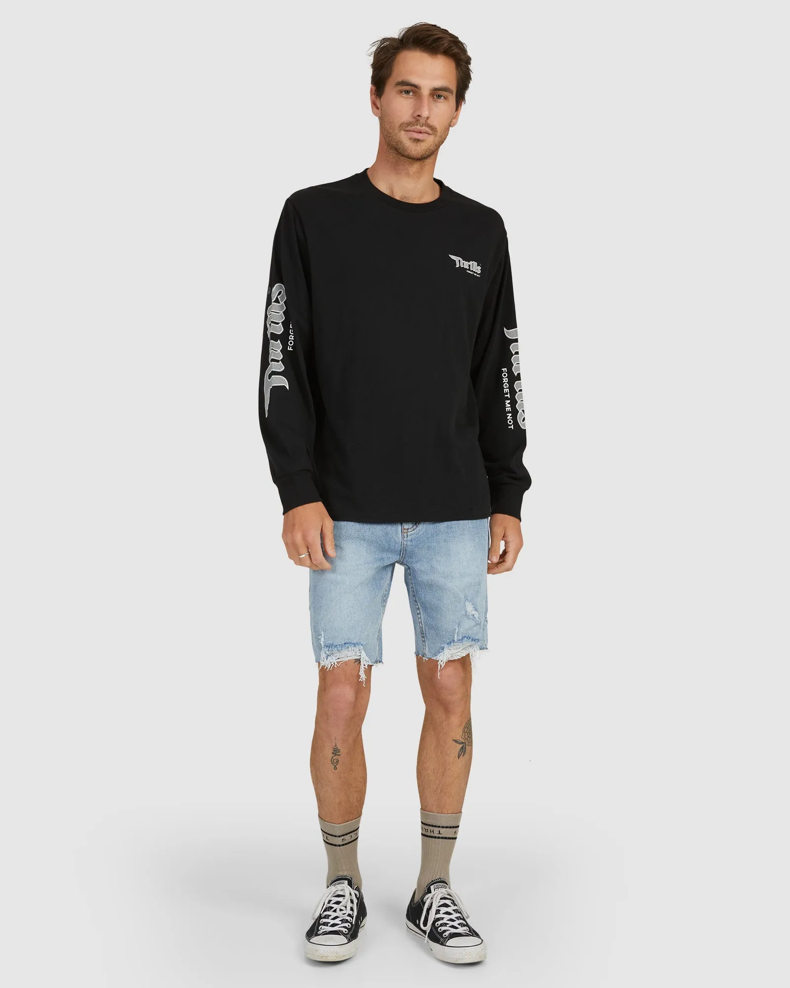 MENS FORGET ME NOT MERCH FIT LONG SLEEVE T-SHIRT