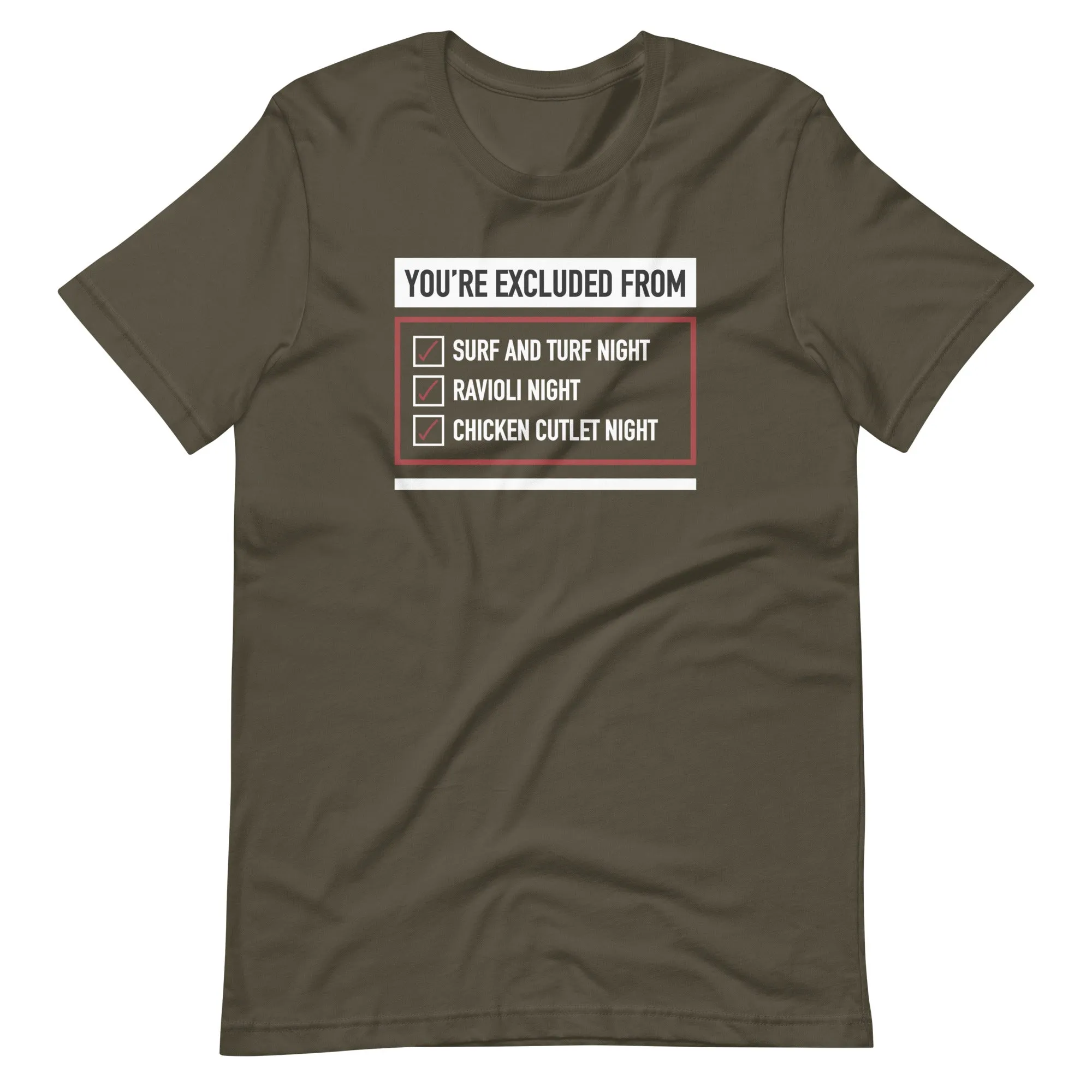 Mike Sorrentino Excluded From Dinner Shirt