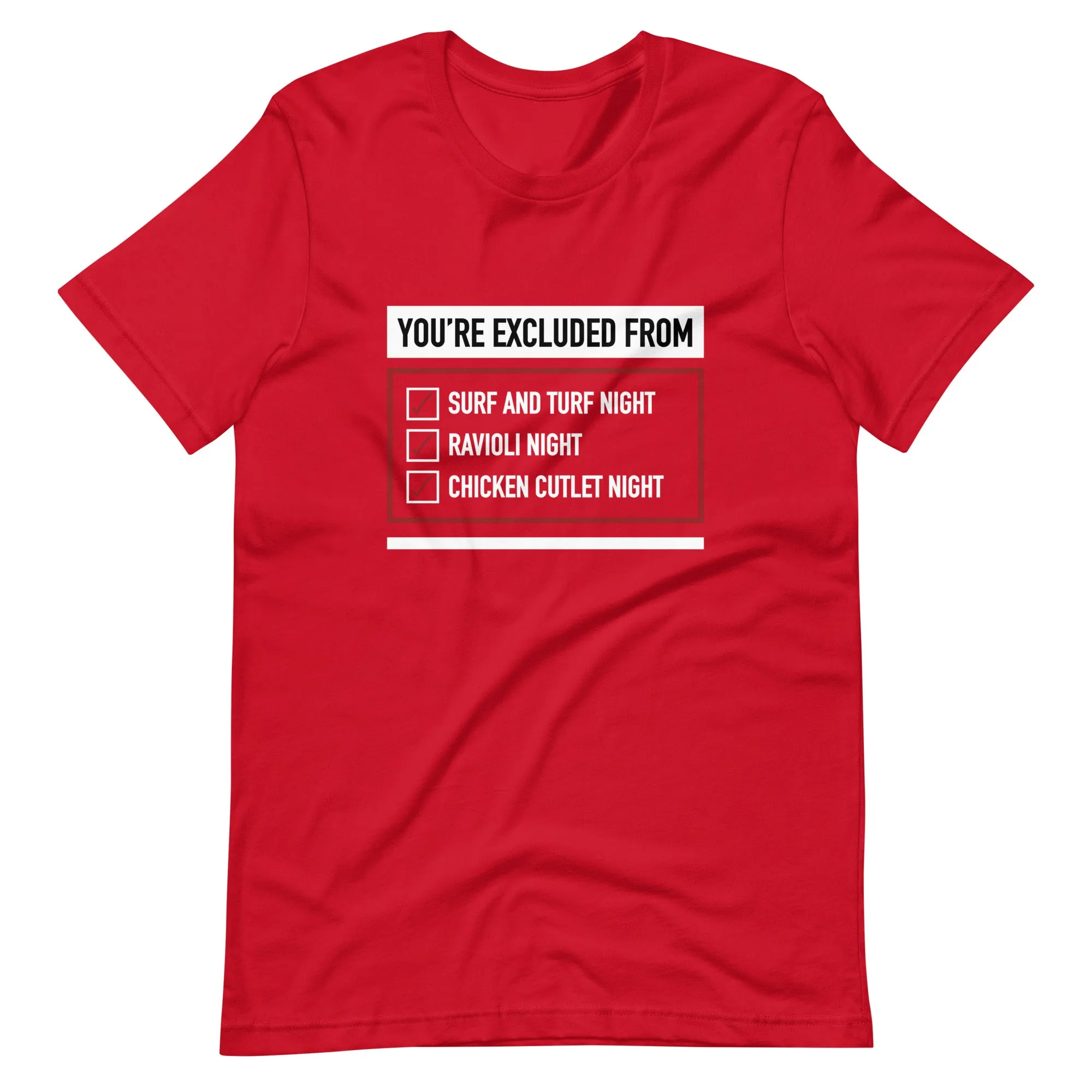 Mike Sorrentino Excluded From Dinner Shirt