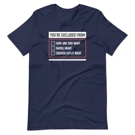 Mike Sorrentino Excluded From Dinner Shirt