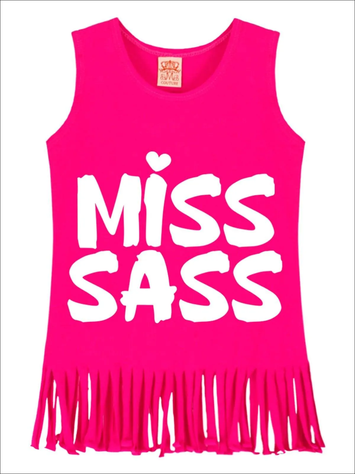 Miss Sass Fringe Tank Top