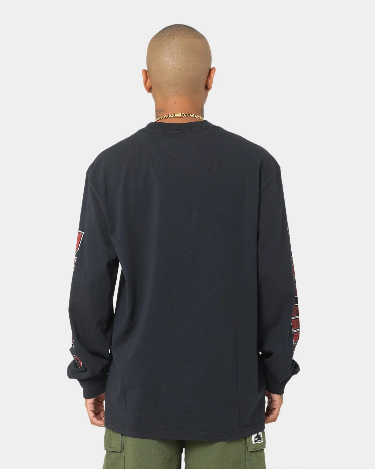 Mitchell & Ness Chicago Bulls Fantastic Long Sleeve T-Shirt Faded Black