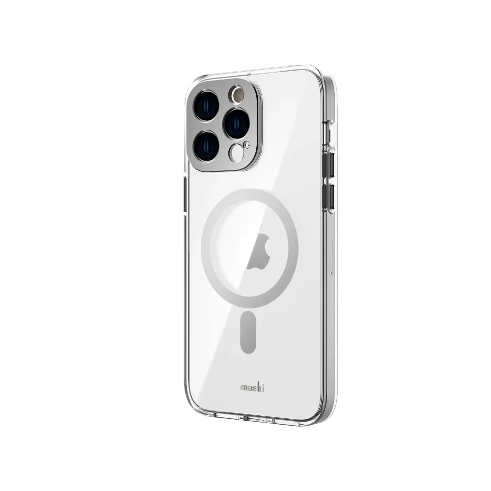 MOSHI iPhone 14 Pro Max - iGLAZE Case with MagSafe & Cam Cover - Black