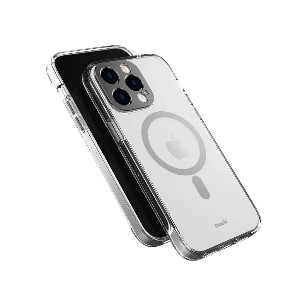MOSHI iPhone 14 Pro Max - iGLAZE Case with MagSafe & Cam Cover - Black