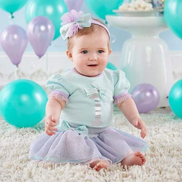 My First Birthday 3-Piece Party Outfit with Tutu (12-18 mos)