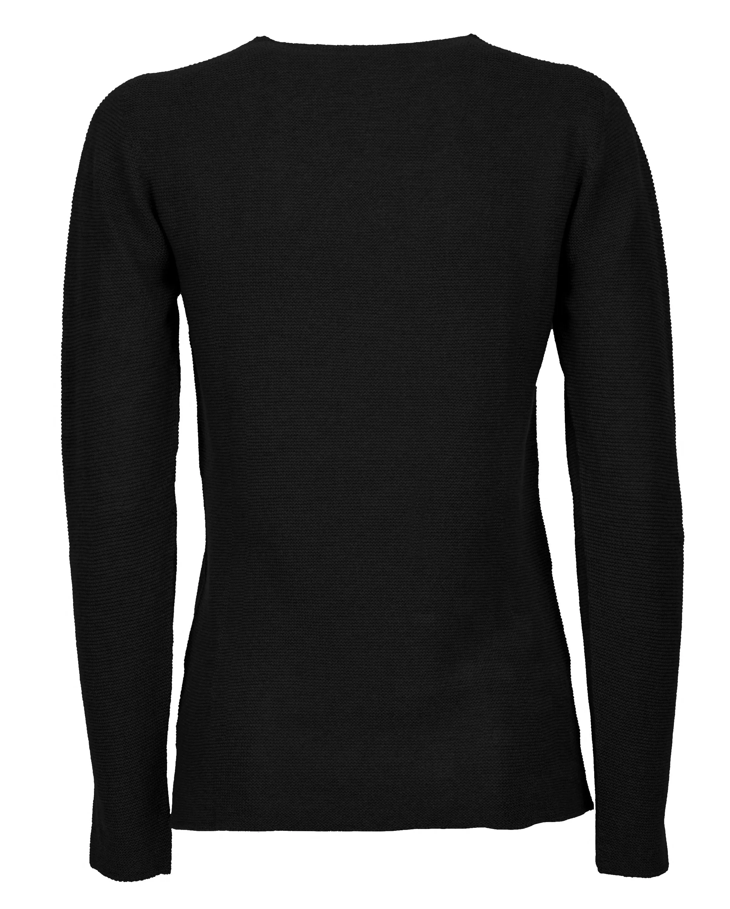 NEW FALL 24 - Women's Pure Cashmere Links Stitch V-Neck Black