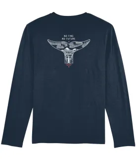 No Fins No Future Unisex Long Sleeve T-Shirt