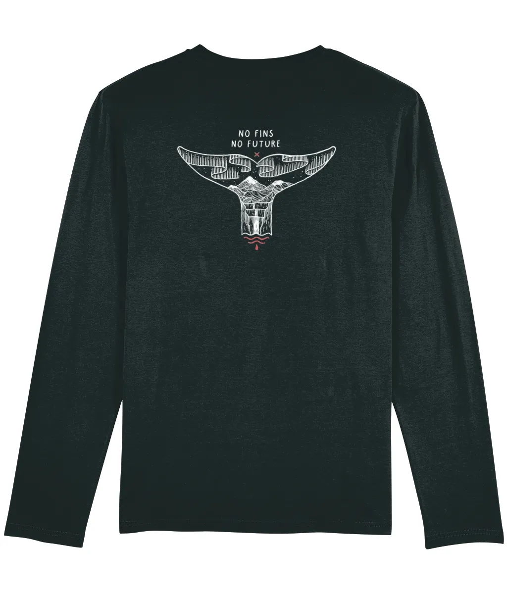 No Fins No Future Unisex Long Sleeve T-Shirt