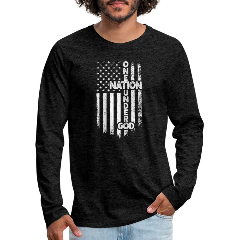One Nation Under God Men's Premium Long Sleeve T-Shirt