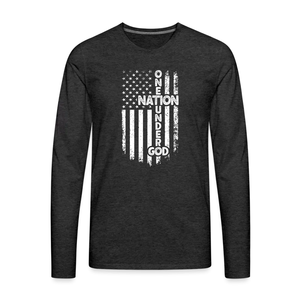 One Nation Under God Men's Premium Long Sleeve T-Shirt