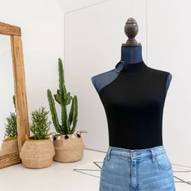 One Shoulder Sweater Bodysuit
