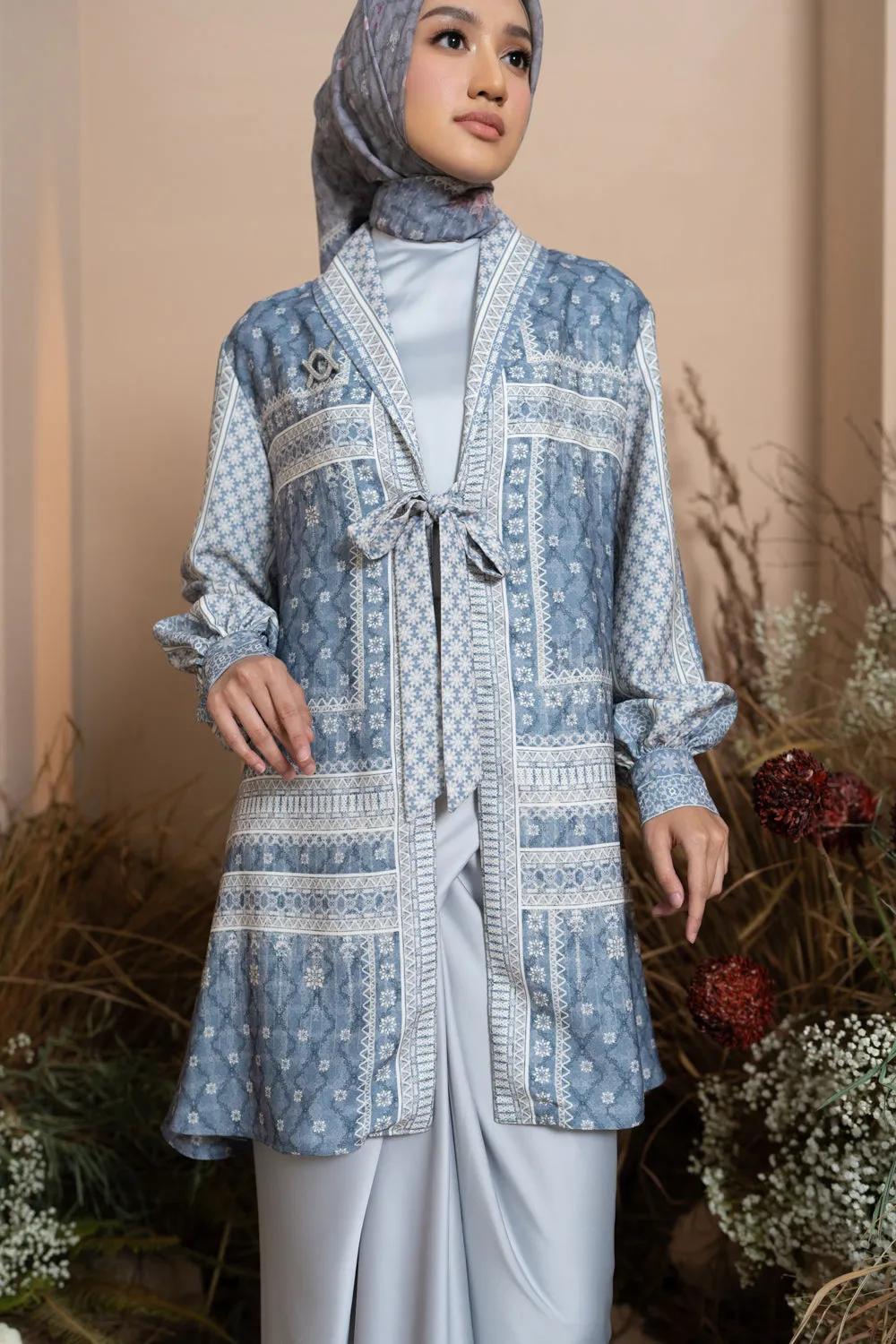 Pre Order - Mariri Outer Tunic Indigo Charcoal