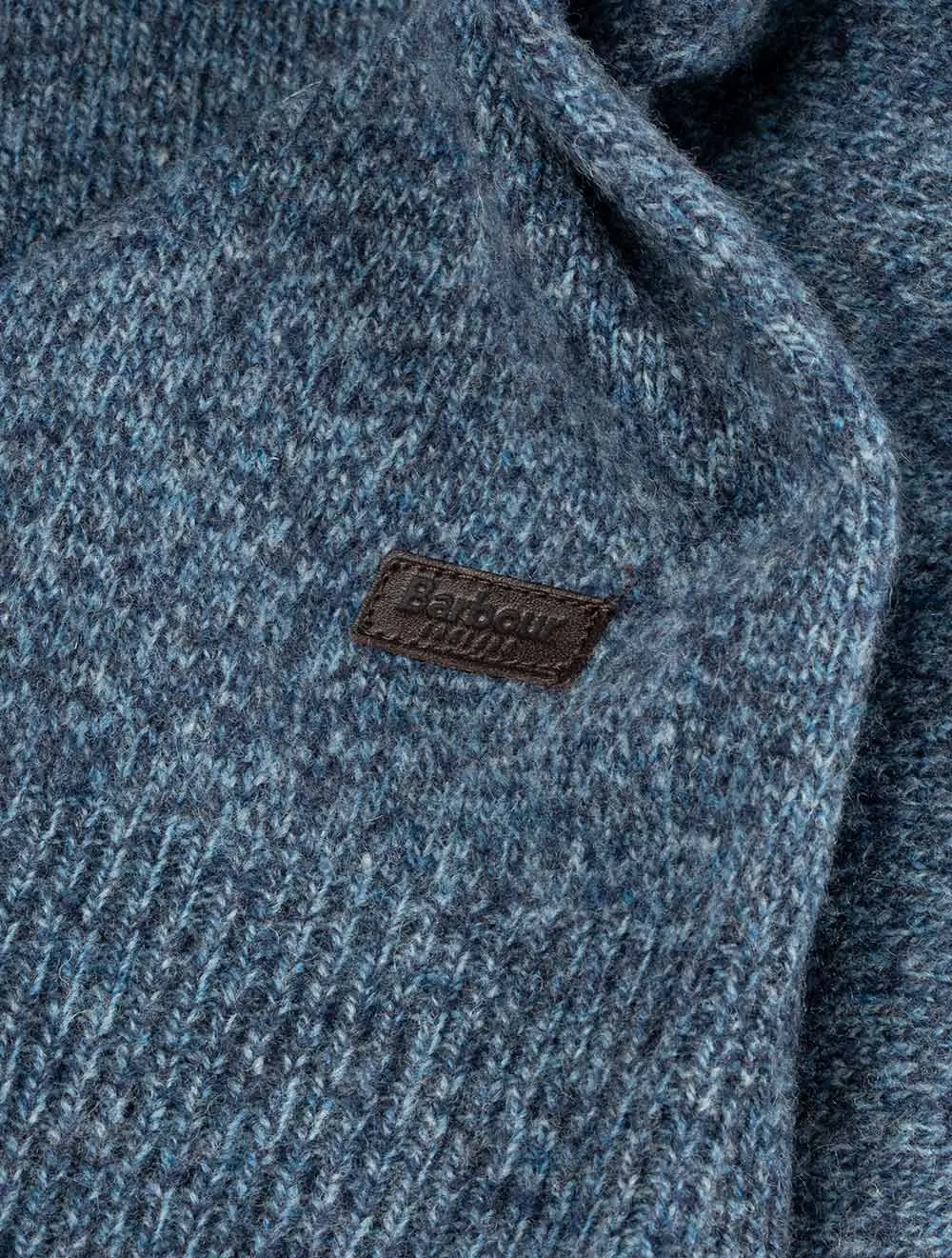 Pullover Patch Half Zip Inky Blue