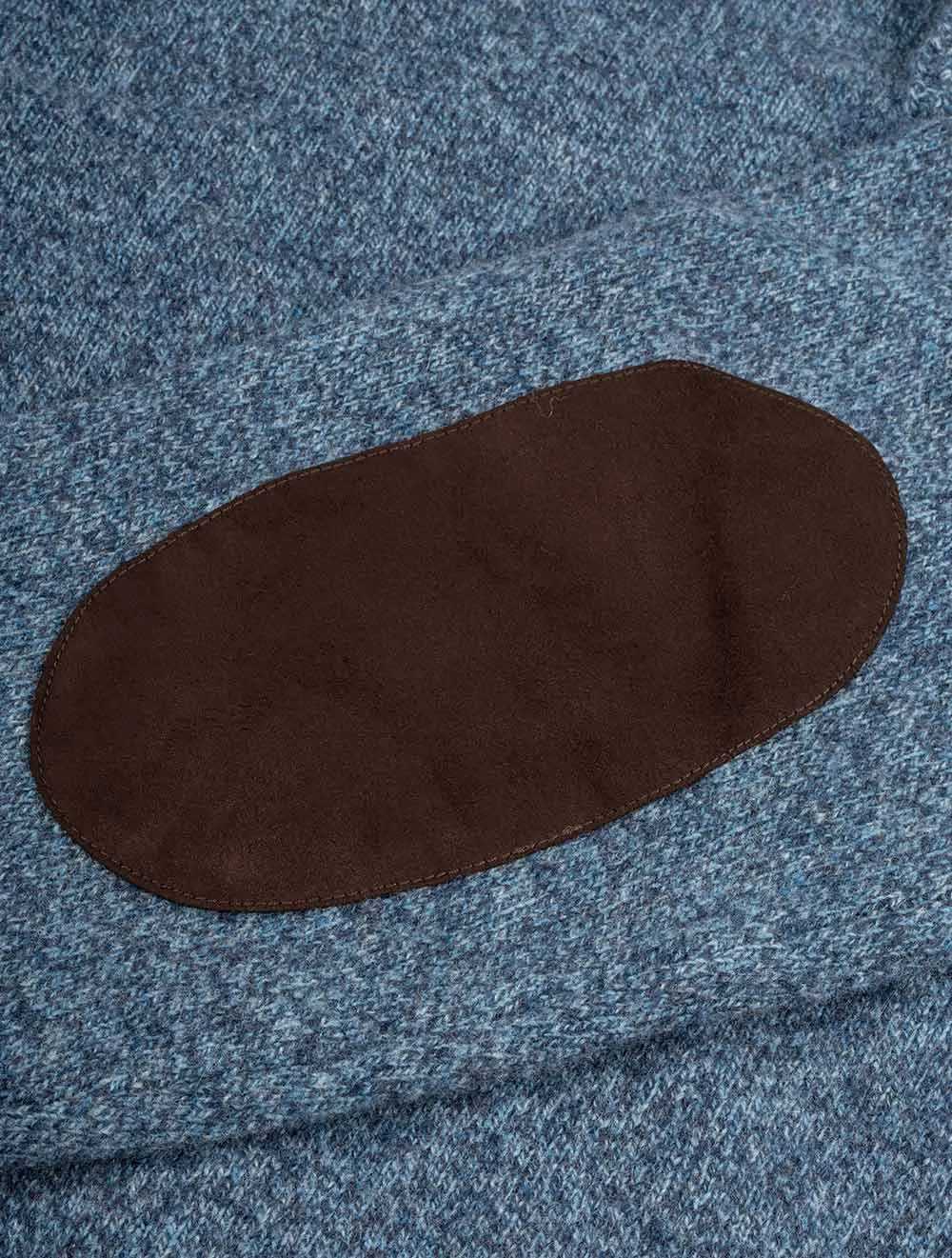 Pullover Patch Half Zip Inky Blue