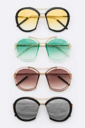 "Sunny" Iconic Oversize Mix Tint Sunglasses