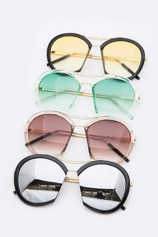 "Sunny" Iconic Oversize Mix Tint Sunglasses